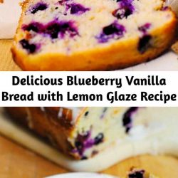 This delicious blueberry lemon bread with lemon glaze is a perfect breakfast, brunch, snack. Simple recipe, beautiful cake, what more can you ask for?! Lemon zest, freshly squeezed lemon juice, blueberries, vanilla - so many Summer flavors!